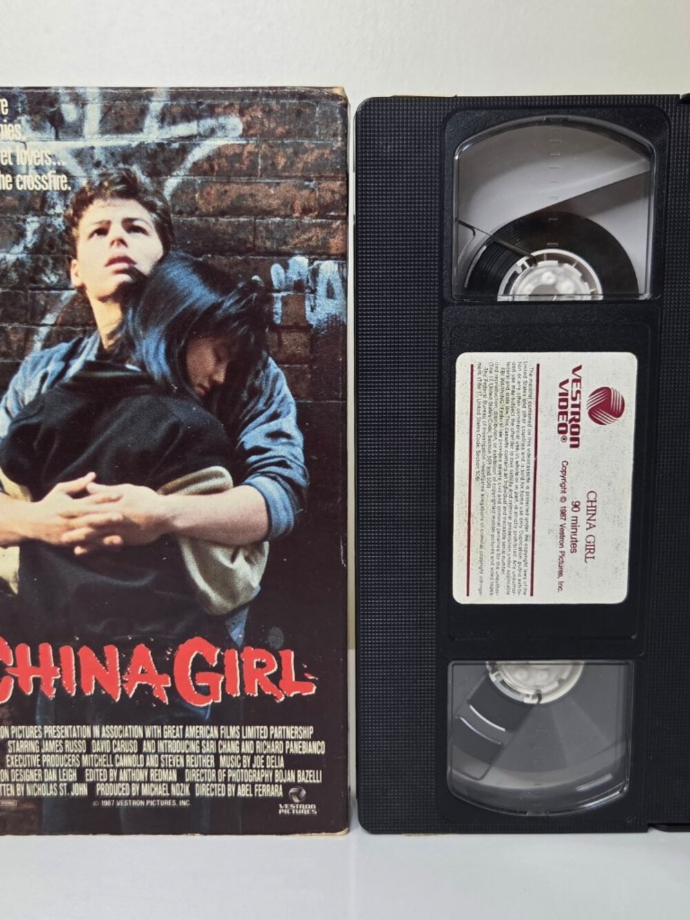 China Girl VHS 1987 Abel Ferrara NYC Romance Crime Chinese Italian Gang Drama